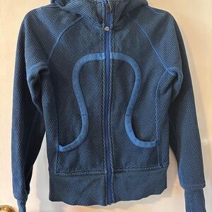 Blue Zip-Up Hoodie